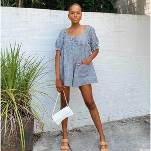 GINGHAM MOMENT ROMPER by Vestique